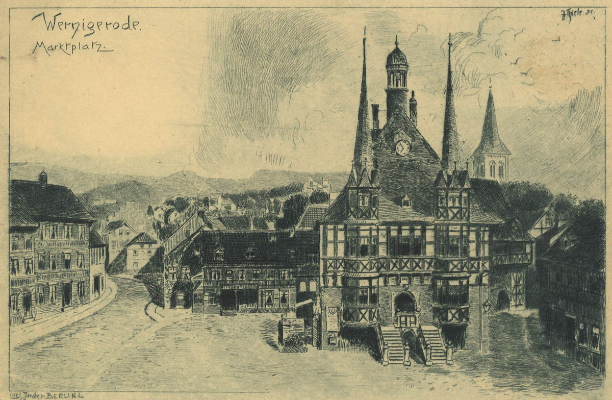 Historische Ansicht Wernigerode