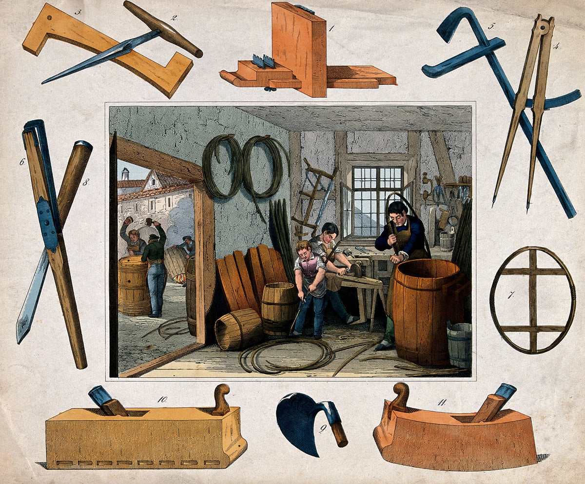 Historische Böttcherwerkstatt