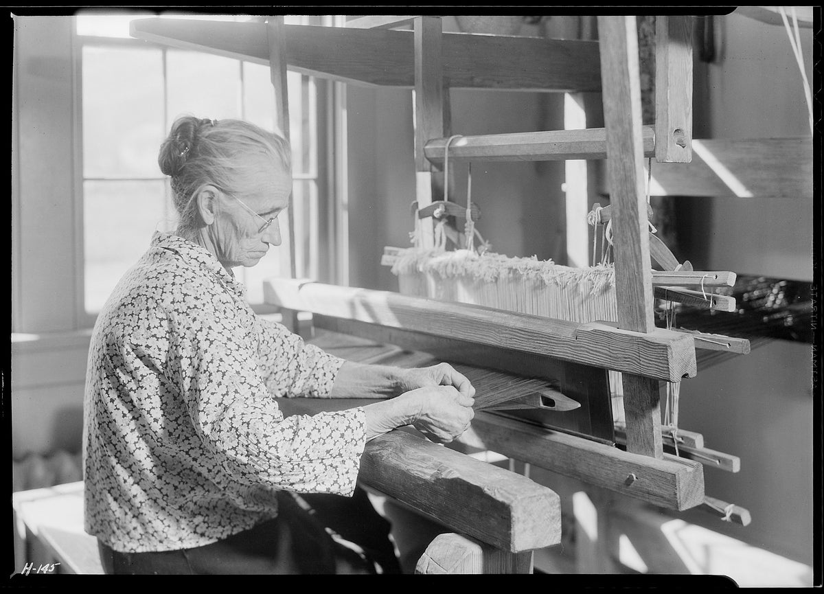 Historische Handweberei