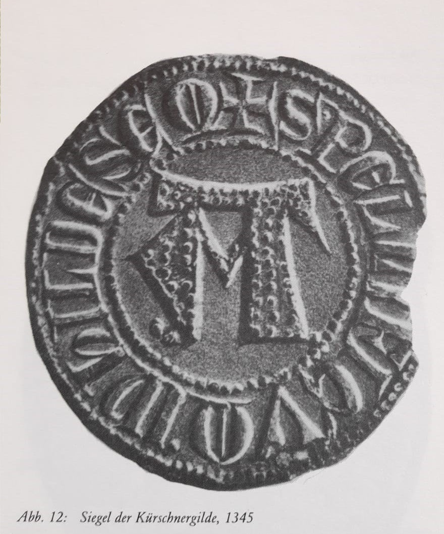 Kürschnergilde – historisches Original-Zunftsiegel aus Hildesheim
