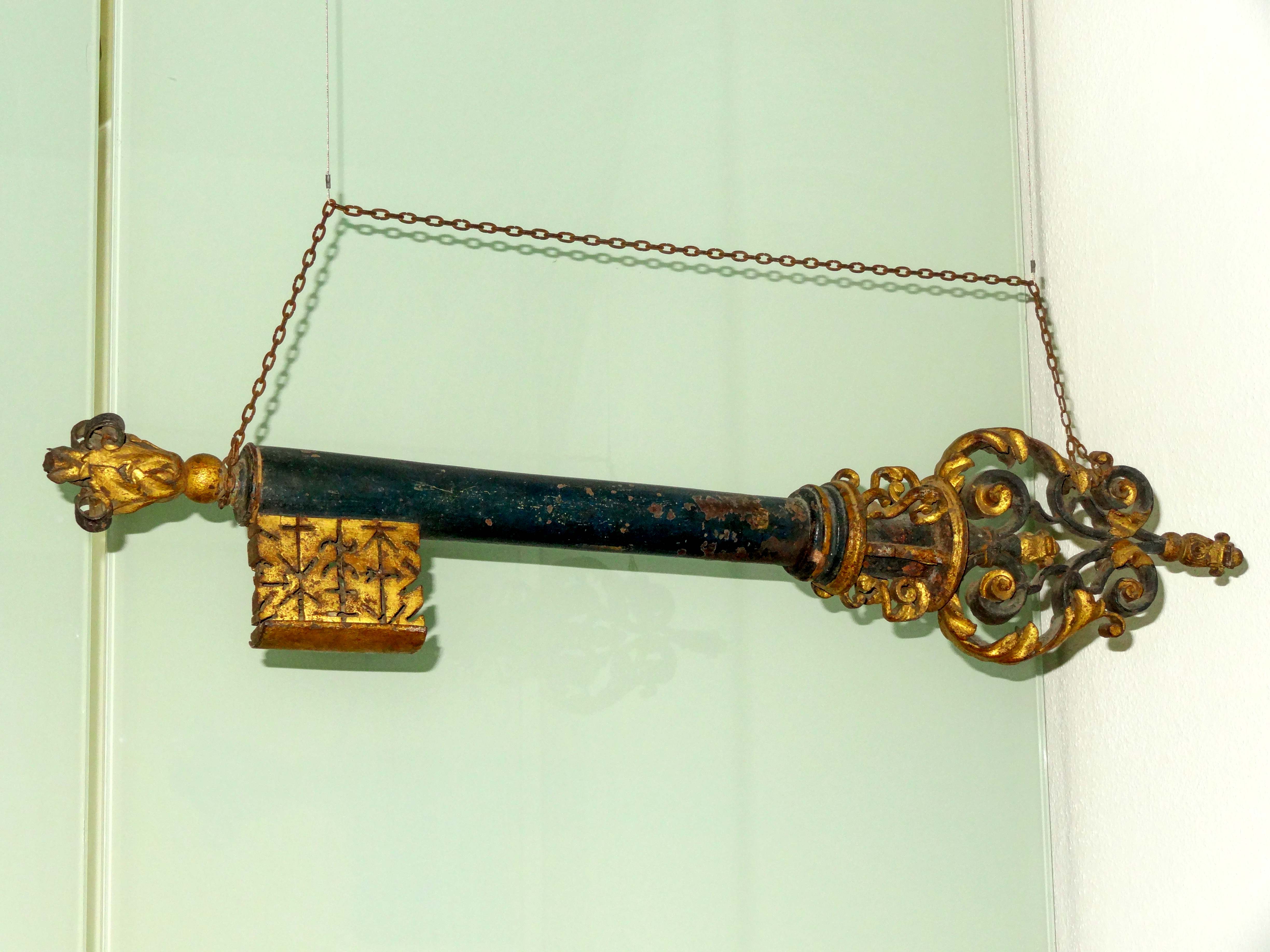 Historisches Schlosser-Zunftzeichen aus Villingen im 18. Jahrhundert