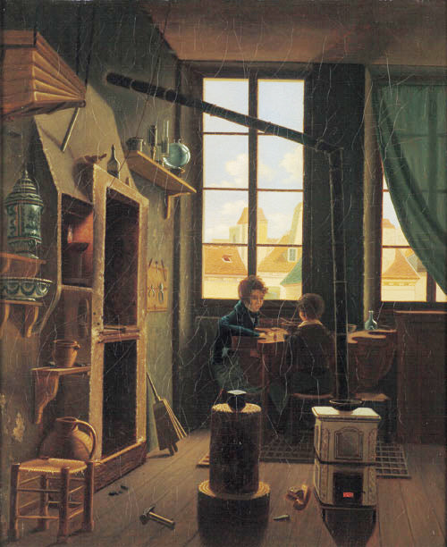 Goldschmiedewerkstatt mit Lehrlingen um 1830