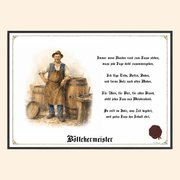 Zunftbild Böttchermeister