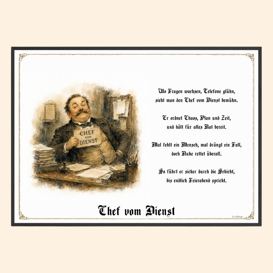 Chef vom Dienst