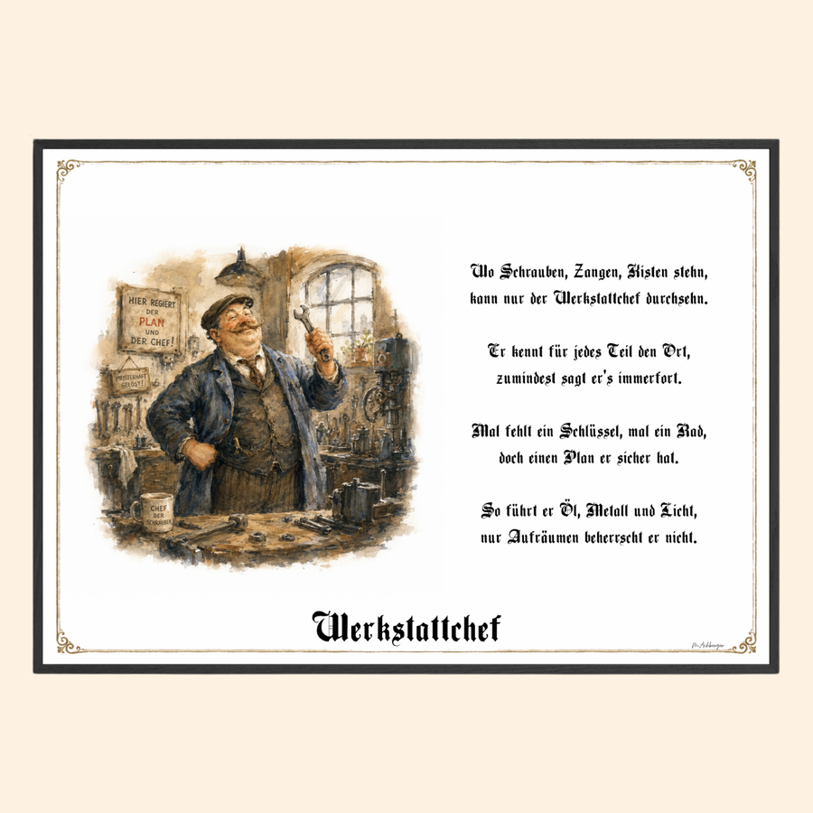 Werkstattchef