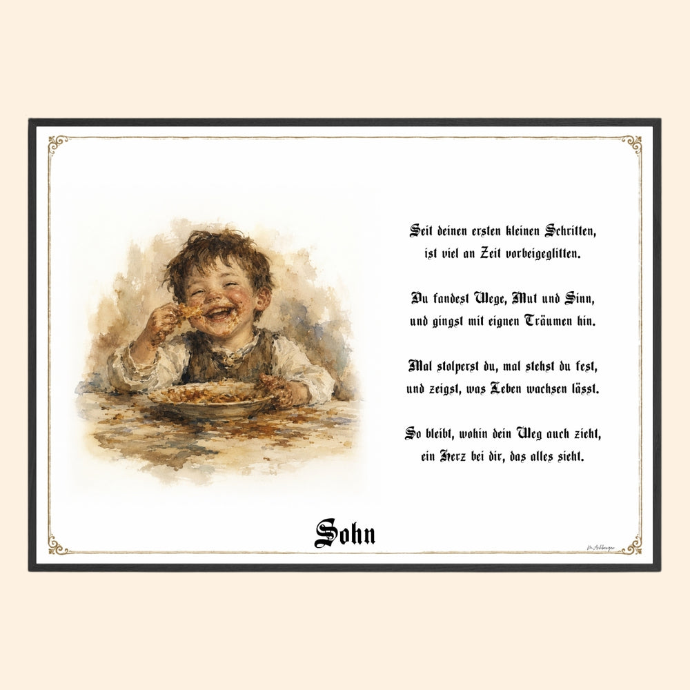 Sohn – Kunstdruck als Geschenk für den Sohn
