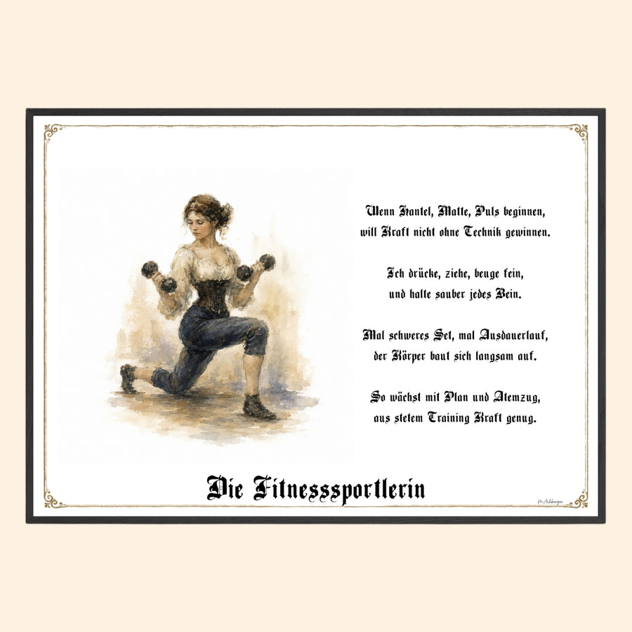 Fitnesssportlerin