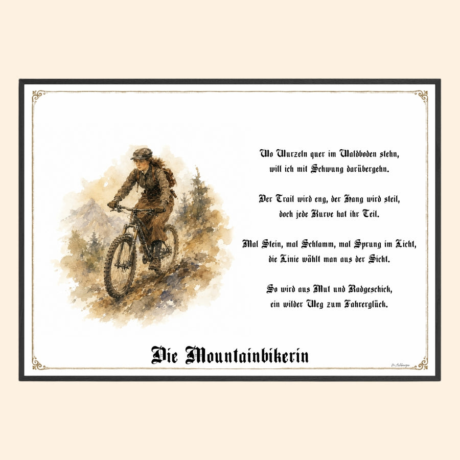 Mountainbikerin