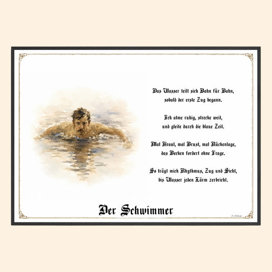Schwimmer – Sportbild als Fine-Art-Kunstdruck und Geschenk