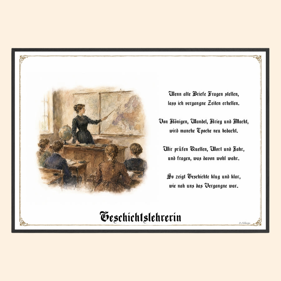 Geschichtslehrerin