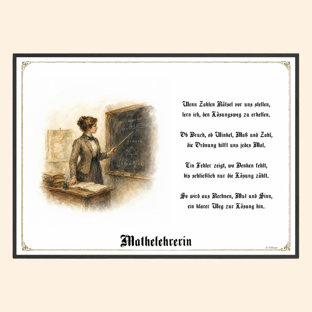Mathelehrerin