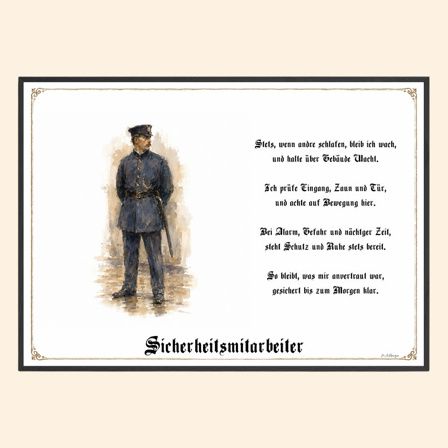 Sicherheitsmitarbeiter