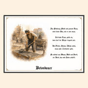 Zunftbild Betonbauer