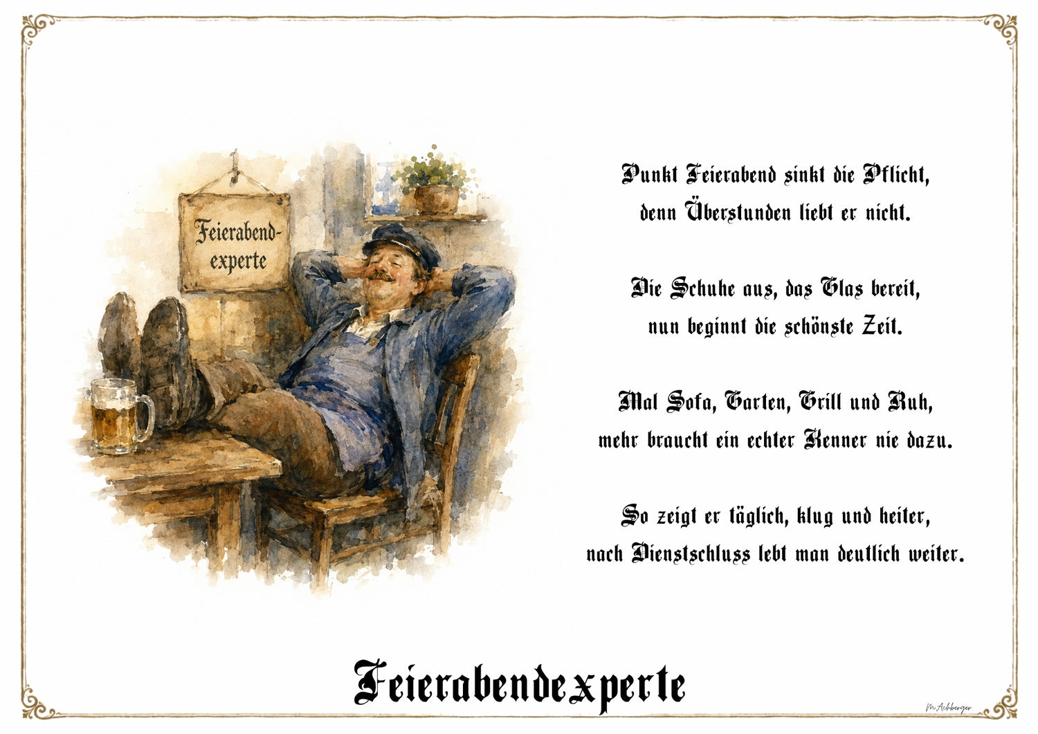 Ein bisschen Würde. Viel Persönlichkeit. Und eine Prise Unsinn.