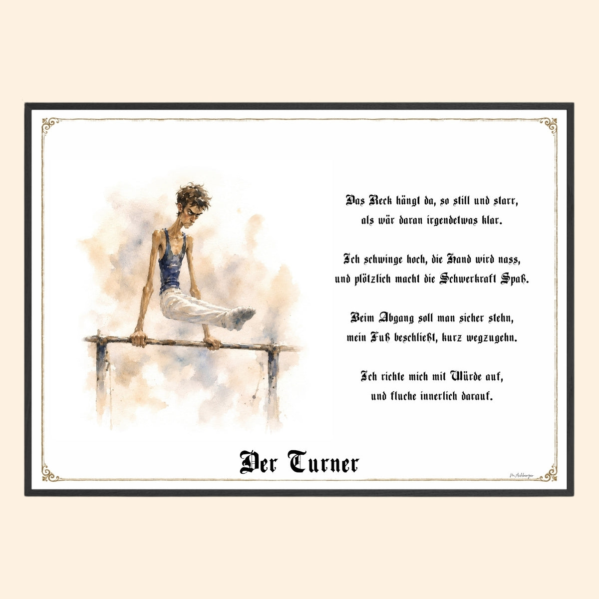 Der Turner – Griesgram-Zunftbild