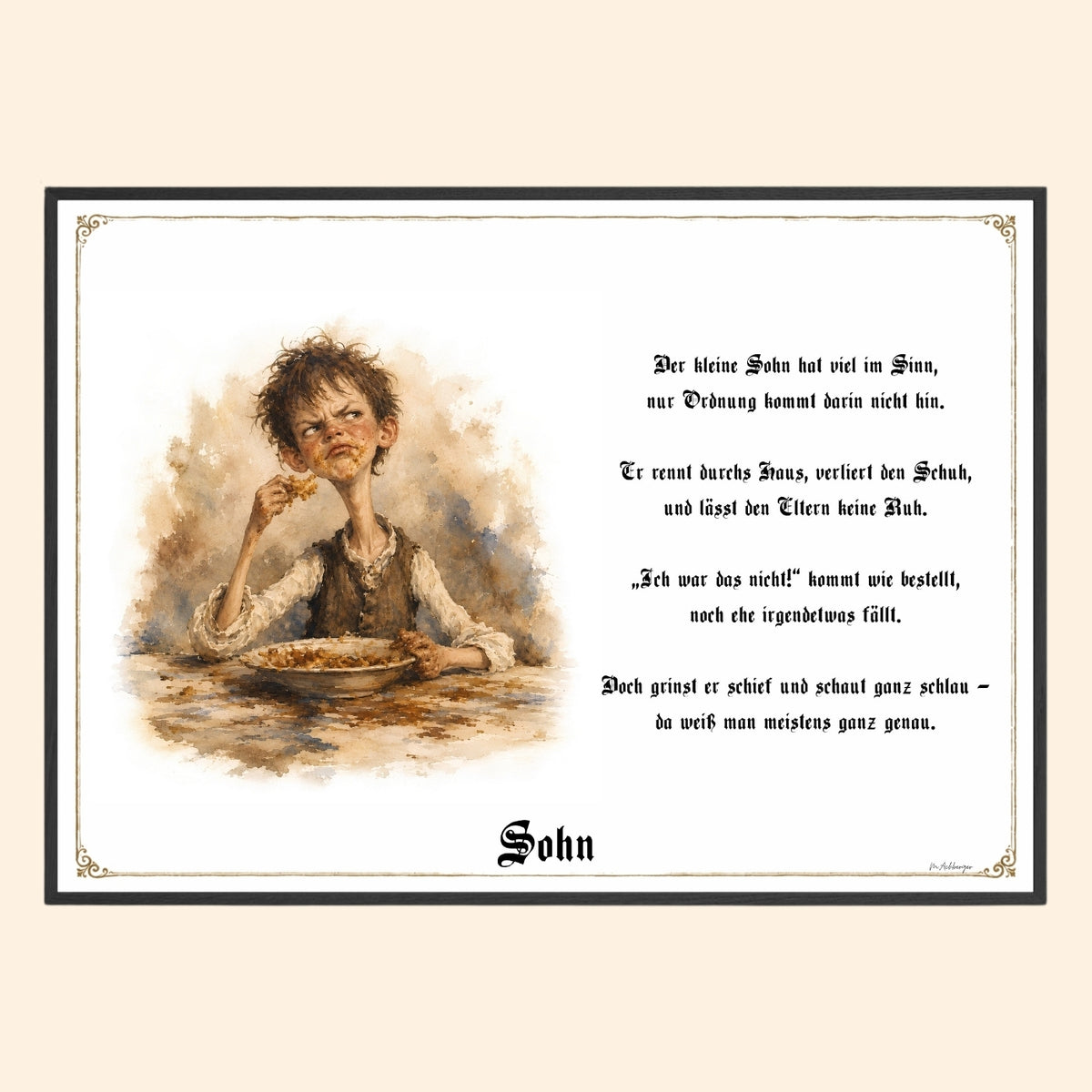 Sohn – Griesgram-Zunftbild