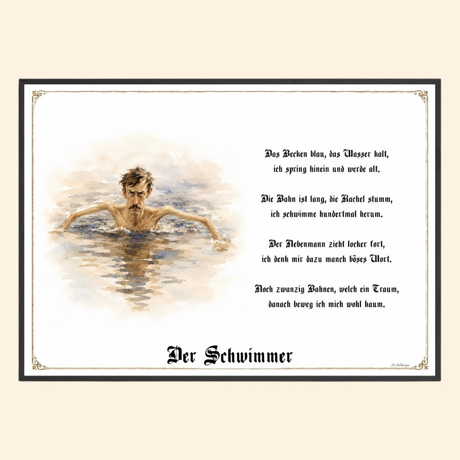 Der Schwimmer – Griesgram-Zunftbild