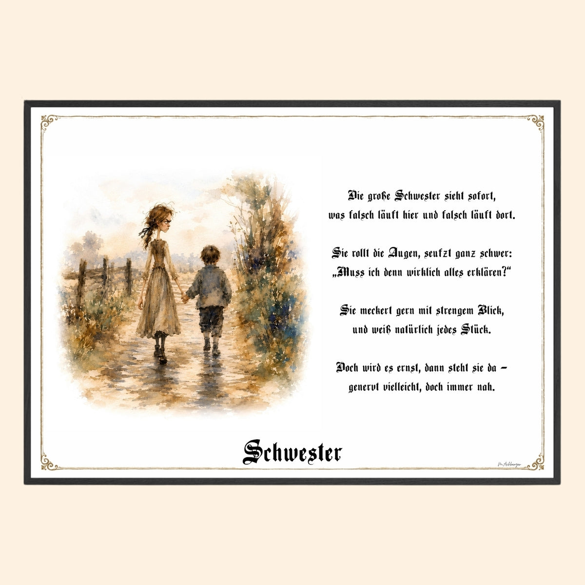 Schwester – Griesgram-Zunftbild