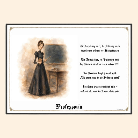 Die Professorin – Griesgram-Zunftbild