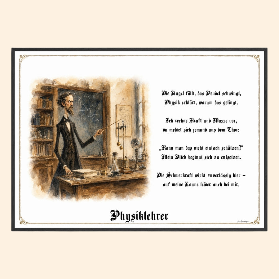 Der Physiklehrer – Griesgram-Zunftbild