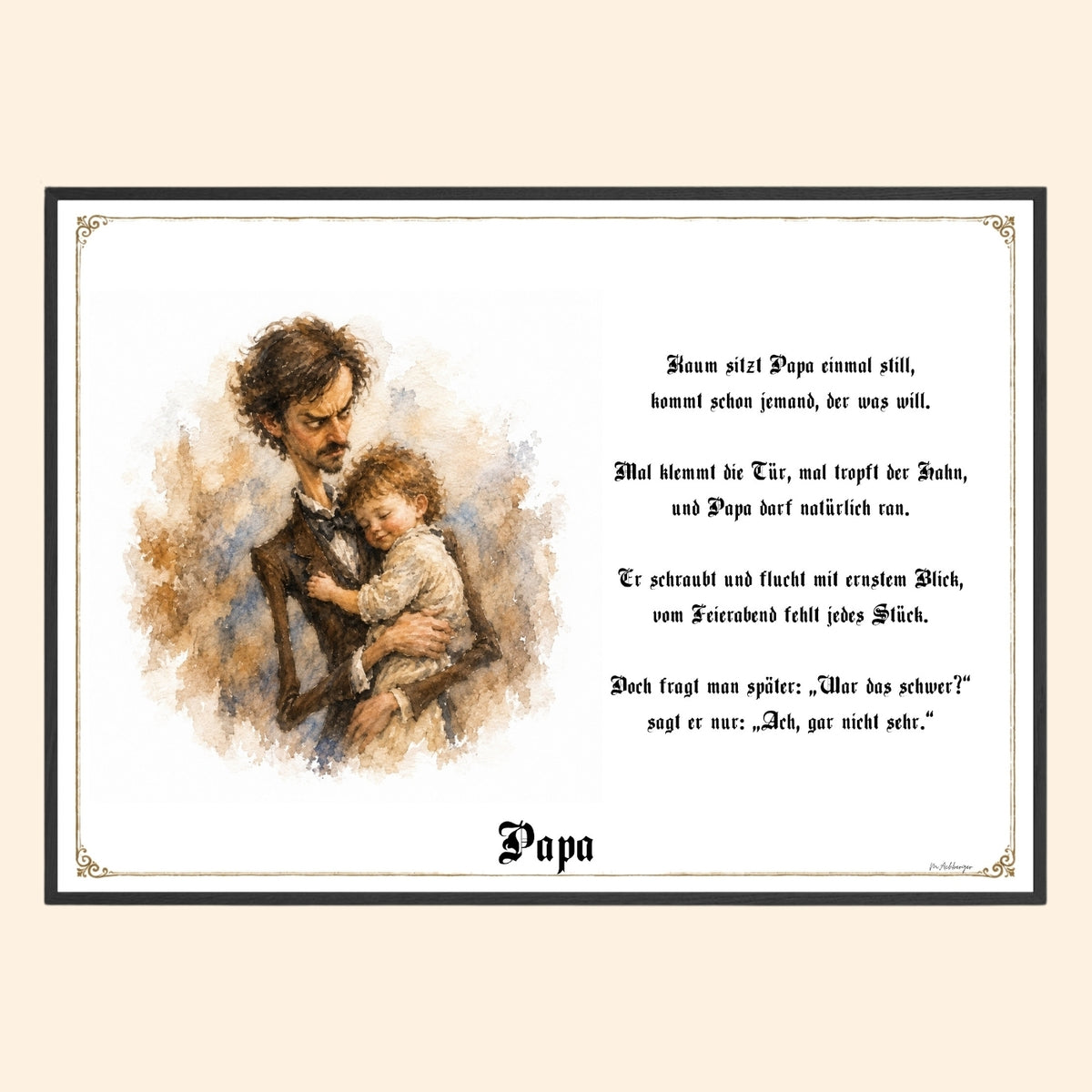 Papa – Griesgram-Zunftbild