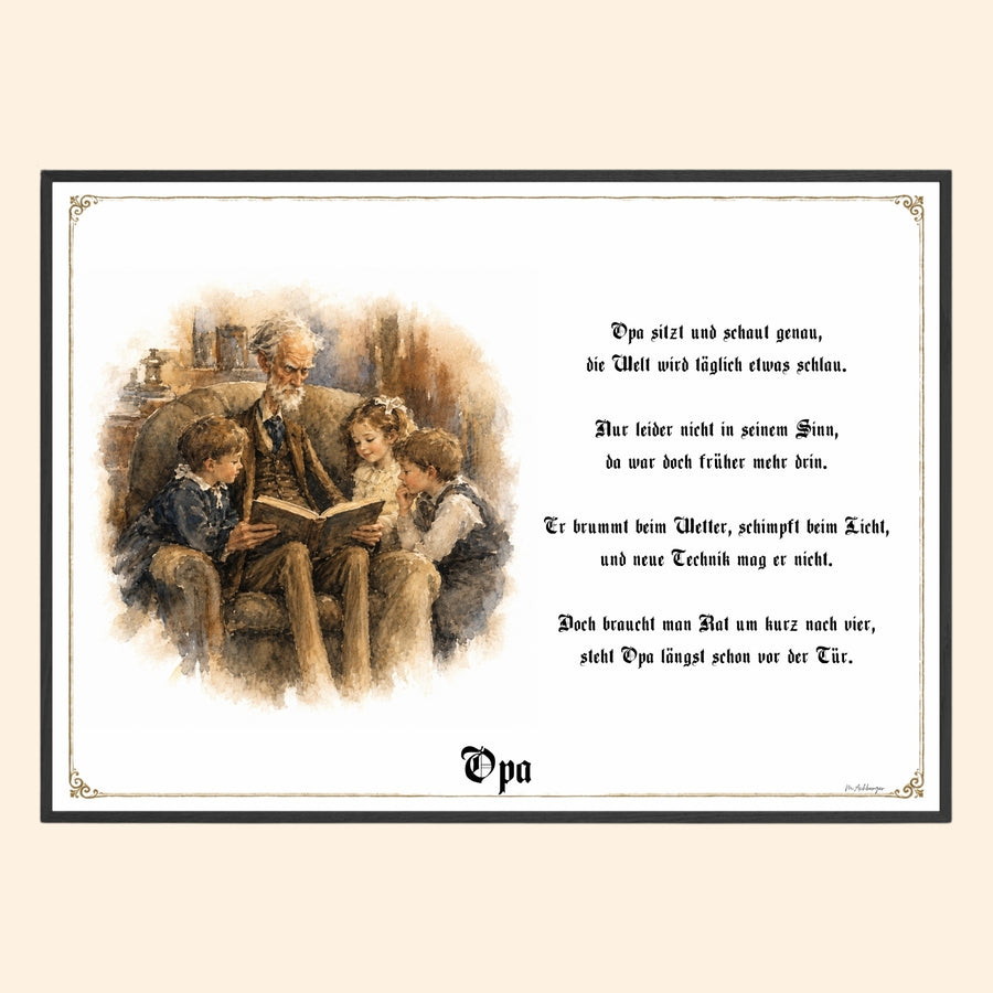 Opa – Griesgram-Zunftbild