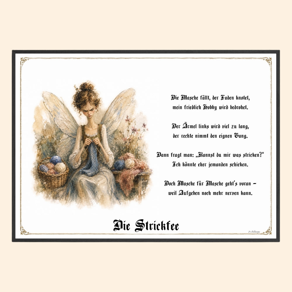 Die Strickfee – Griesgram-Zunftbild