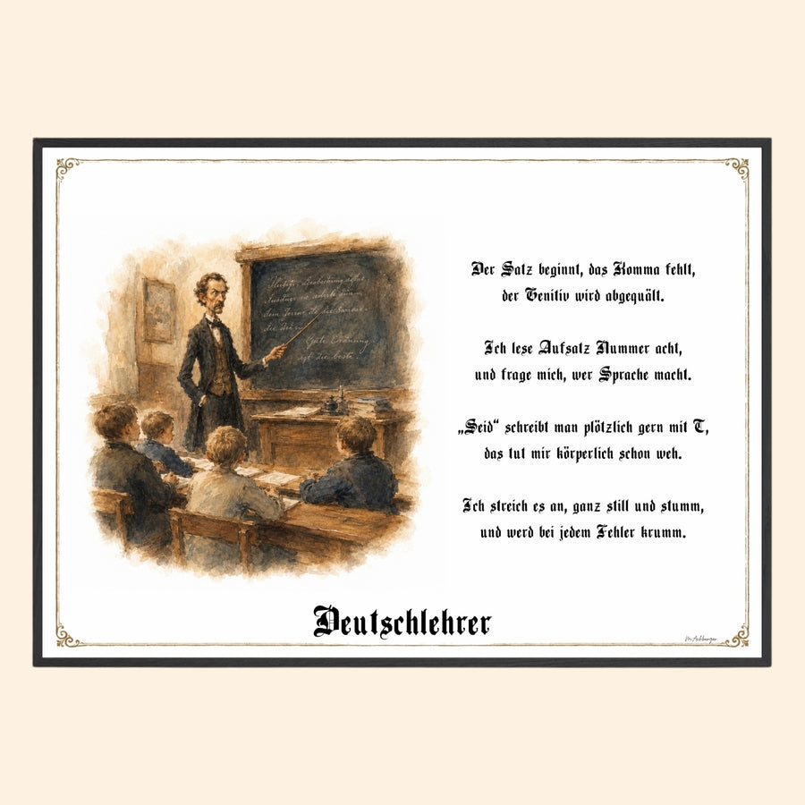 Der Deutschlehrer – Griesgram-Zunftbild