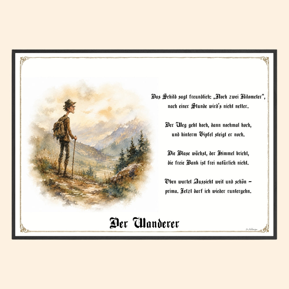 Der Wanderfreund – Griesgram-Zunftbild