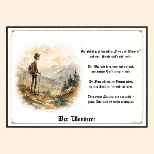 Der Wanderfreund – Griesgram-Zunftbild