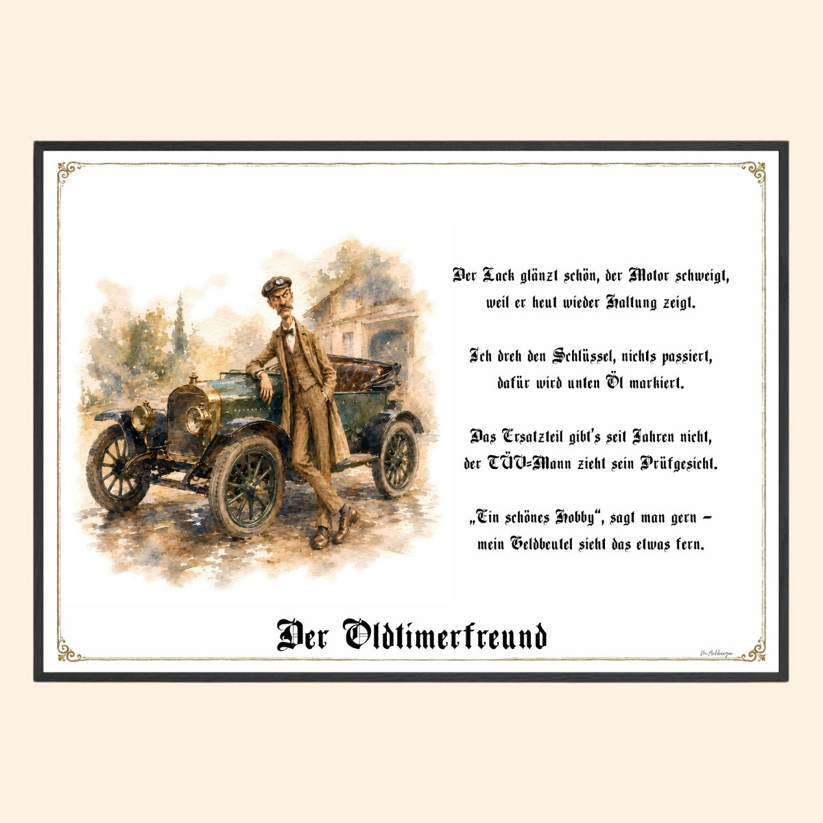 Der Oldtimerfreund – Griesgram-Zunftbild
