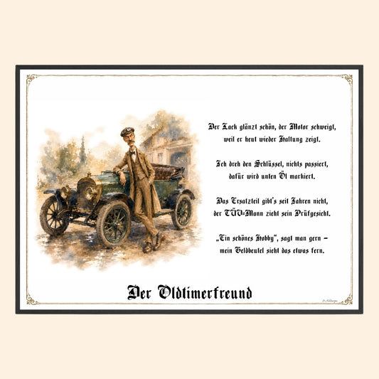 Der Oldtimerfreund – Griesgram-Zunftbild