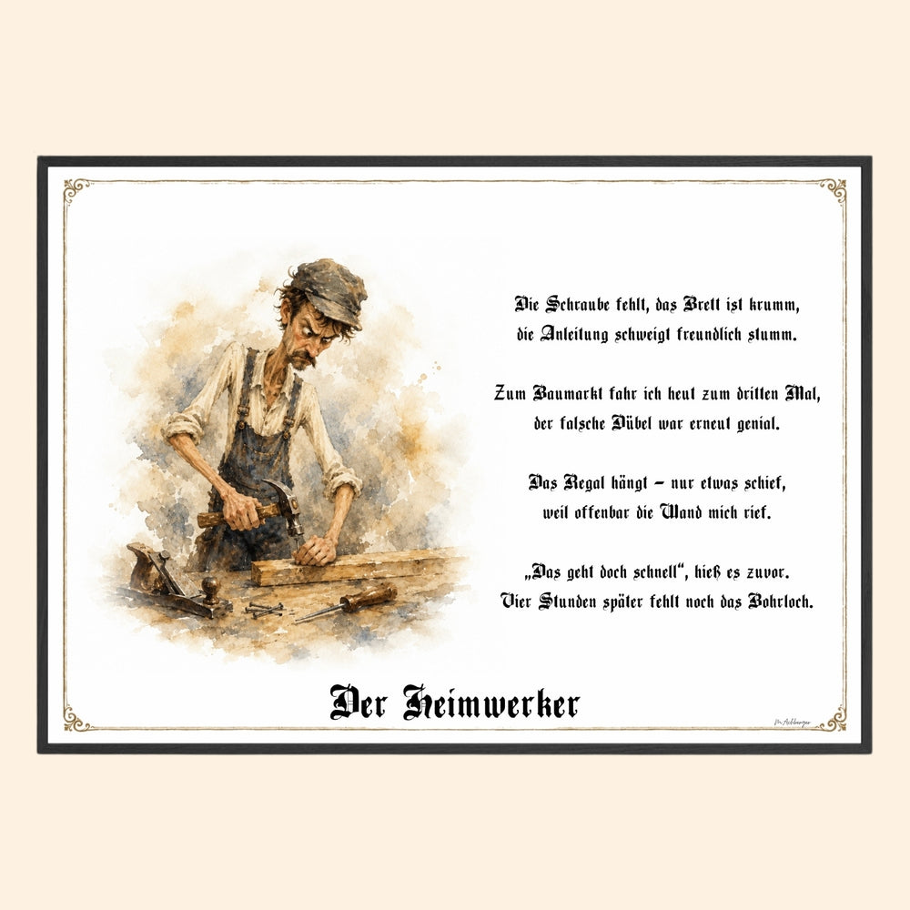Der Heimwerker – Griesgram-Zunftbild