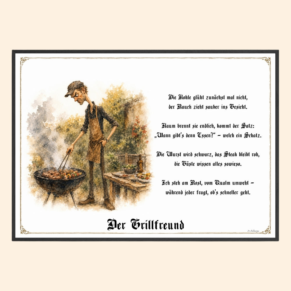 Der Grillfreund – Griesgram-Zunftbild