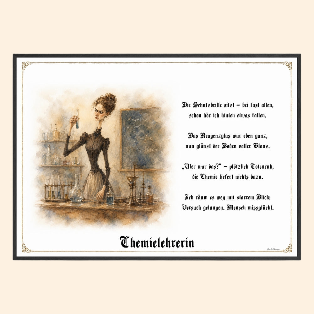 Die Chemielehrerin – Griesgram-Zunftbild