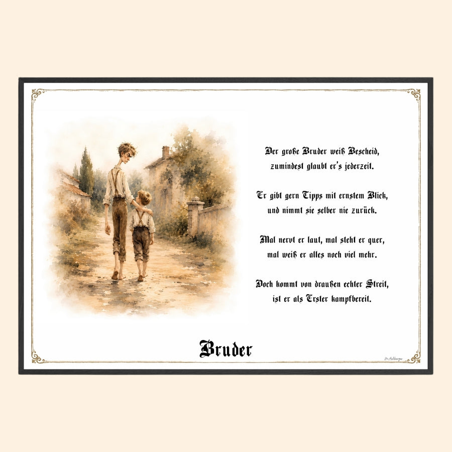 Der Bruder – Griesgram-Zunftbild