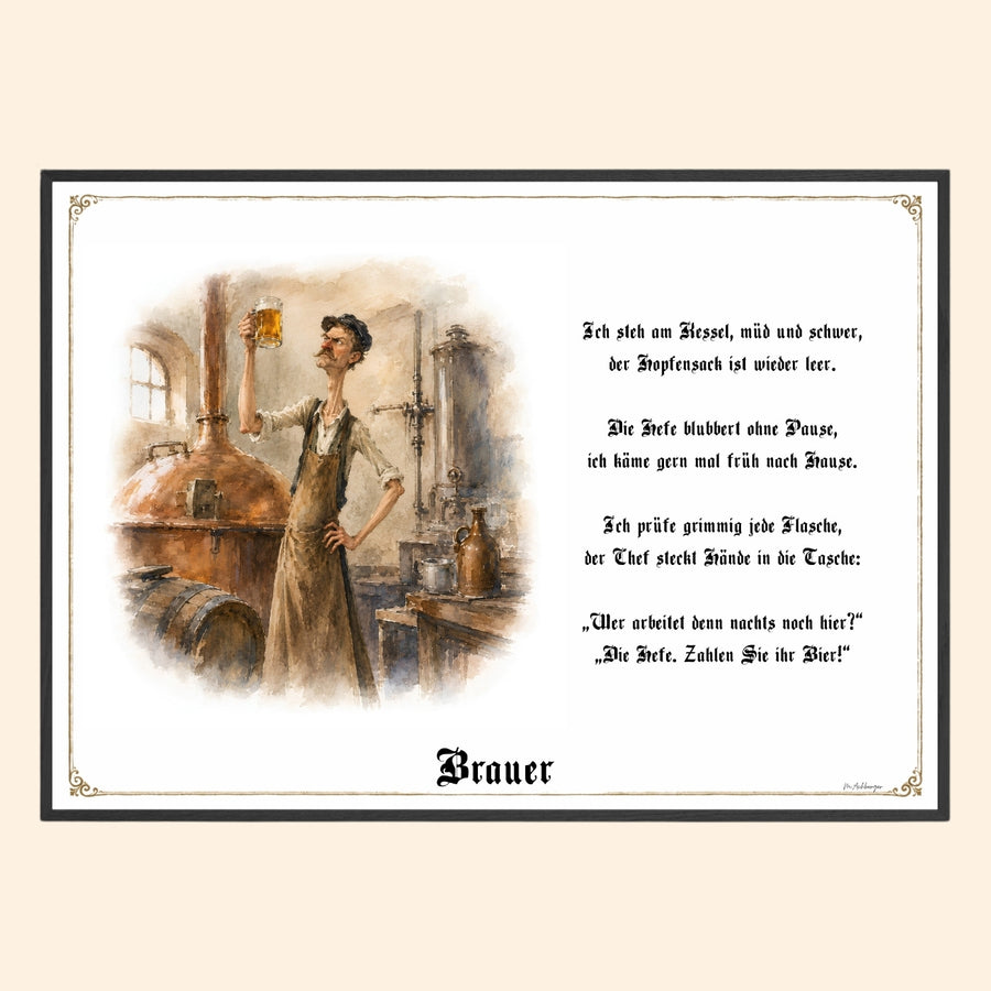 Der Brauer – Griesgram-Zunftbild