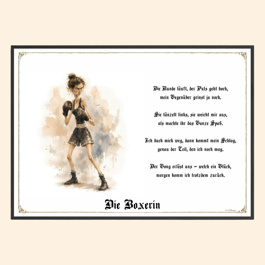 Die Boxerin – Griesgram-Zunftbild