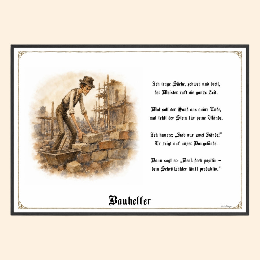 Der Bauhelfer – Griesgram-Zunftbild