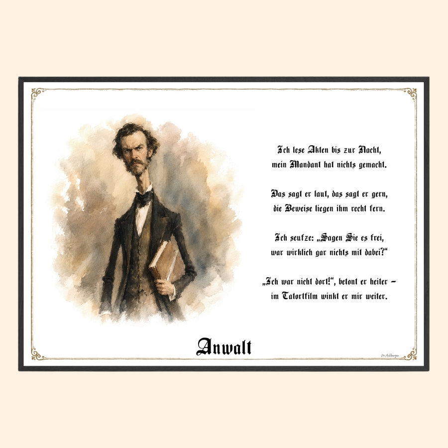 Der Anwalt – Griesgram-Zunftbild