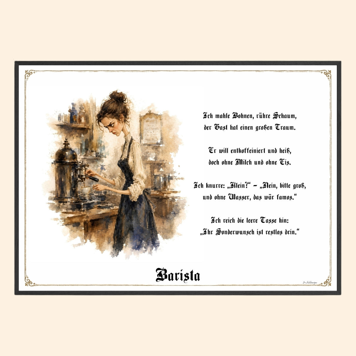 Die Barista – Griesgram-Zunftbild