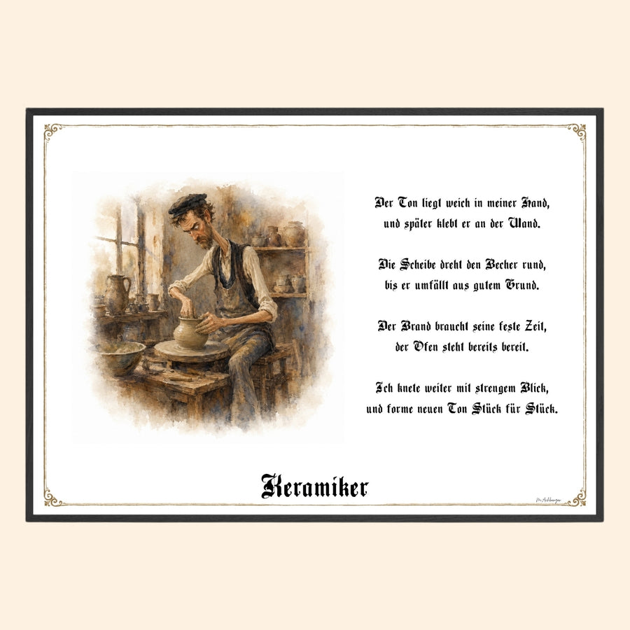 Der Keramiker – Griesgram-Zunftbild