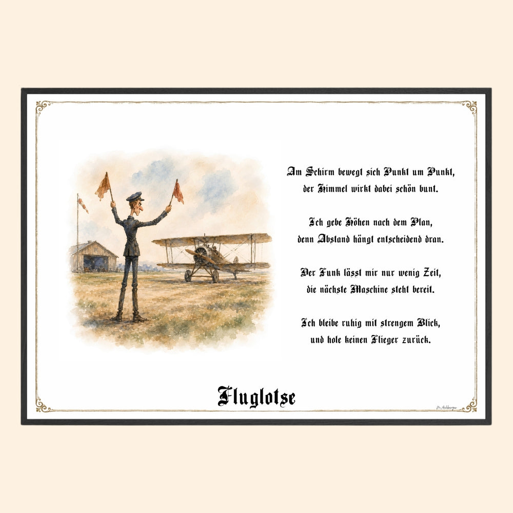 Der Fluglotse – Griesgram-Zunftbild