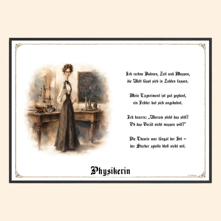 Die Physikerin – Griesgram-Zunftbild
