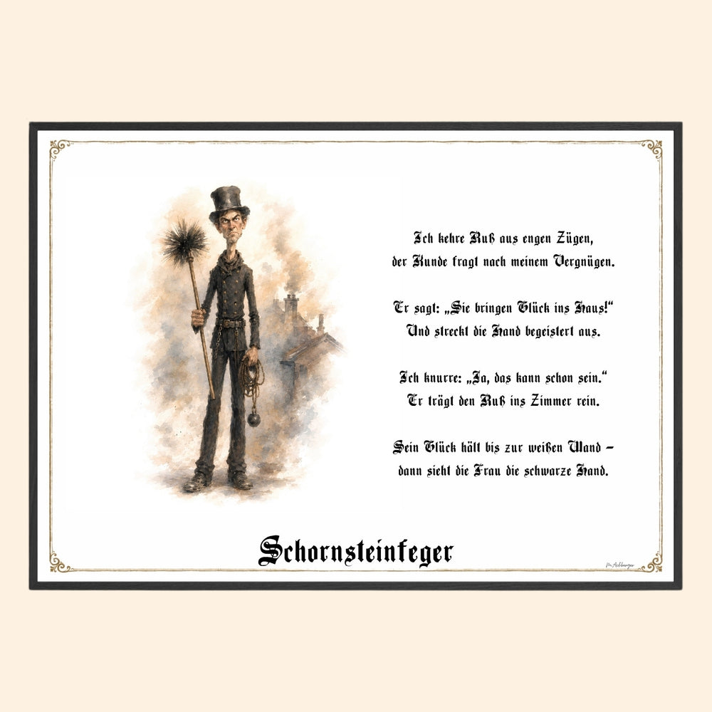 Der Schornsteinfeger – Griesgram-Zunftbild