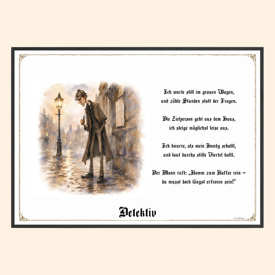 Der Detektiv – Griesgram-Zunftbild