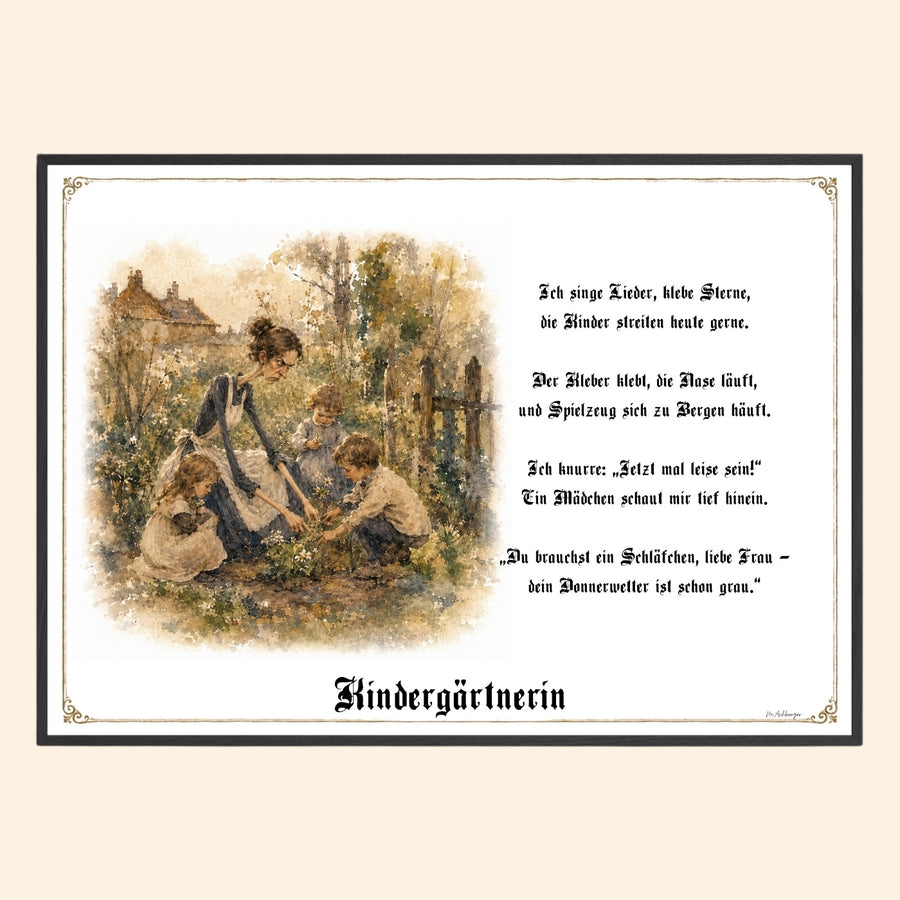 Die Kindergärtnerin – Griesgram-Zunftbild