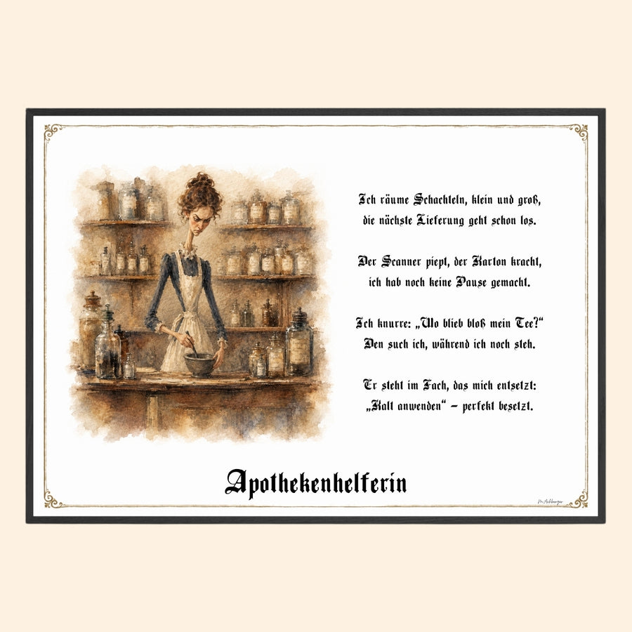 Die Apothekenhelferin – Griesgram-Zunftbild