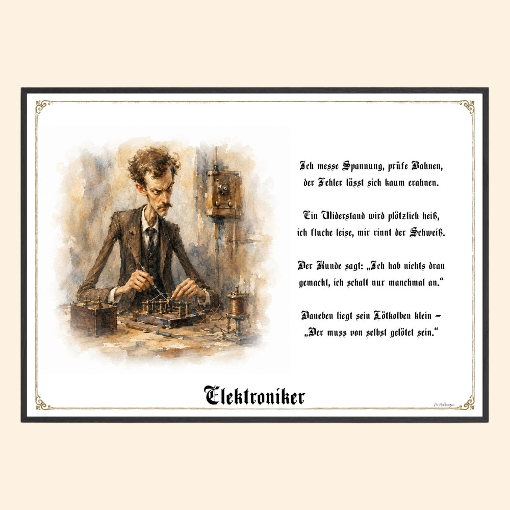 Der Elektroniker – Griesgram-Zunftbild