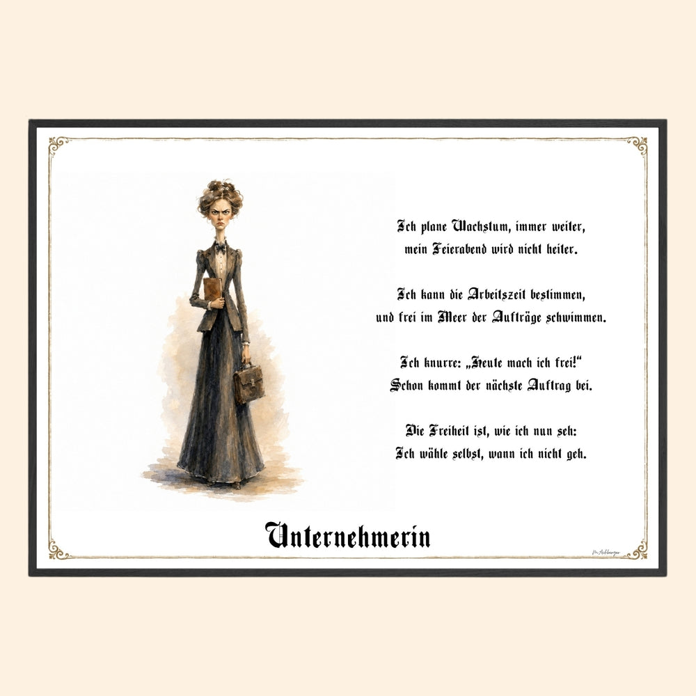 Die Unternehmerin – Griesgram-Zunftbild